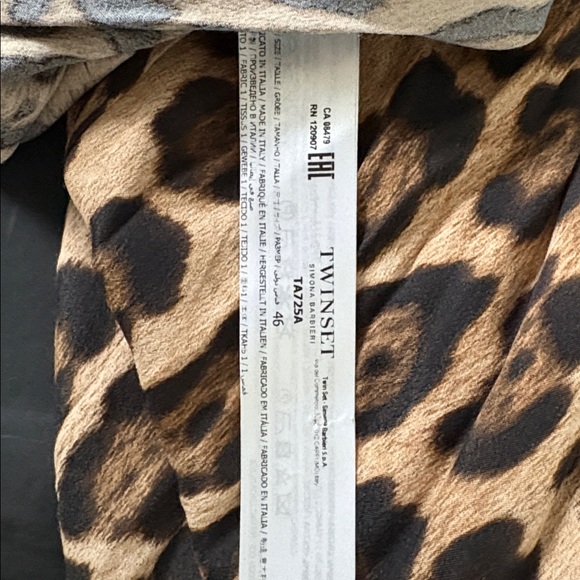 Twinset On trend Leopard Print Maxi Dress - Picture 12 of 13